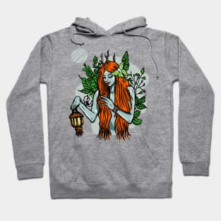 Forest Witch, Alchemist Pagan Moon Hoodie